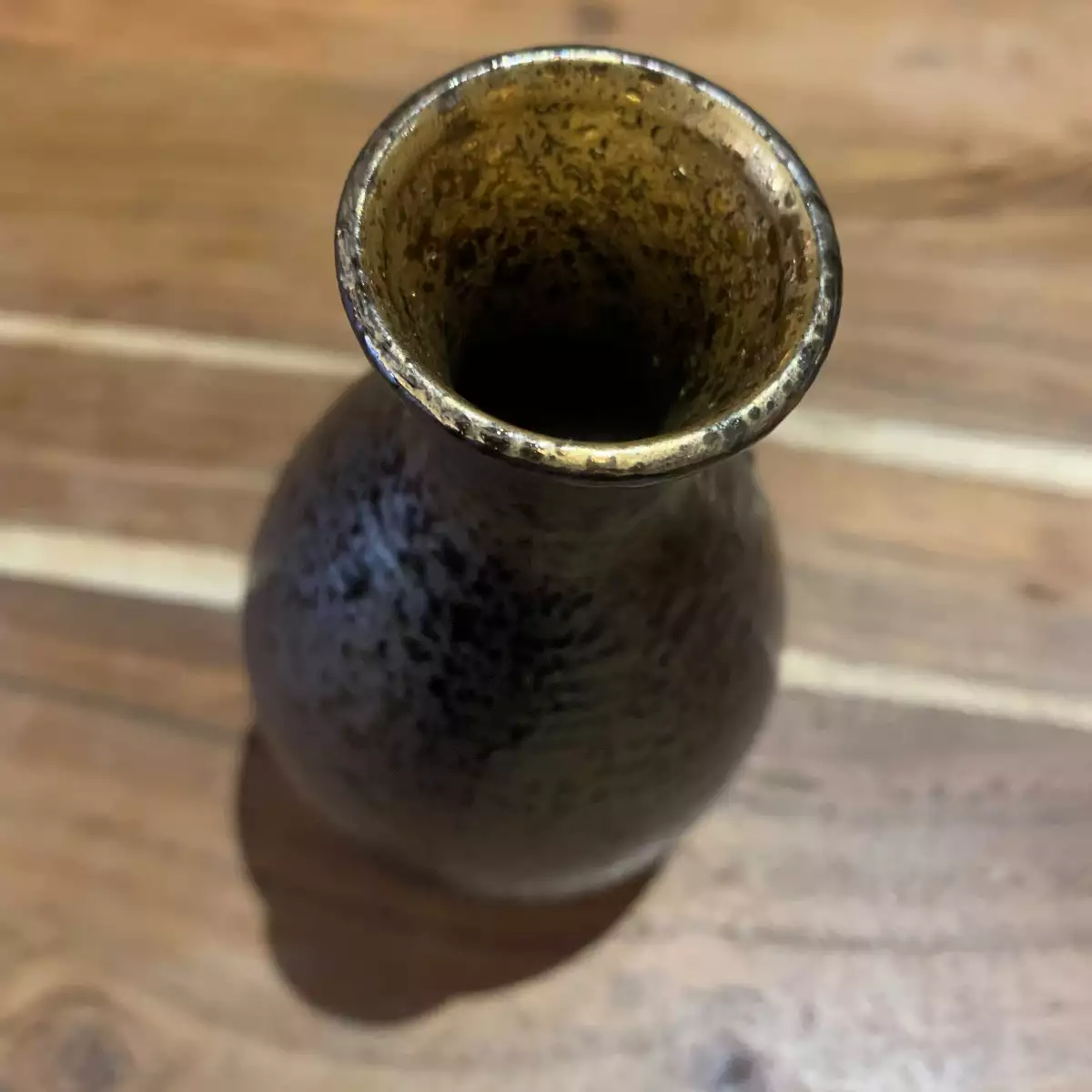 Carafe à Saké Noir Or Petite